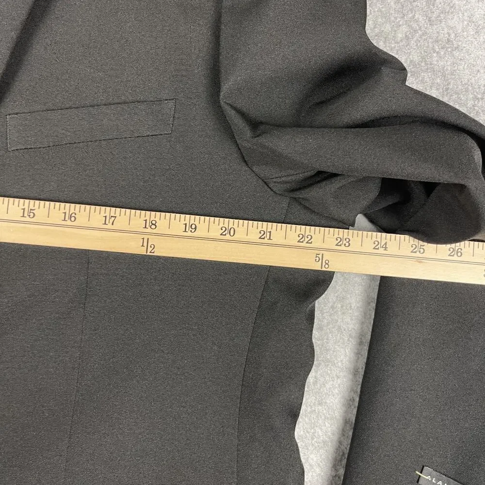 Alain Dupetit‎ Suittech Blazer Sport Coat Jacket Men 44S Black 2 Button NEW